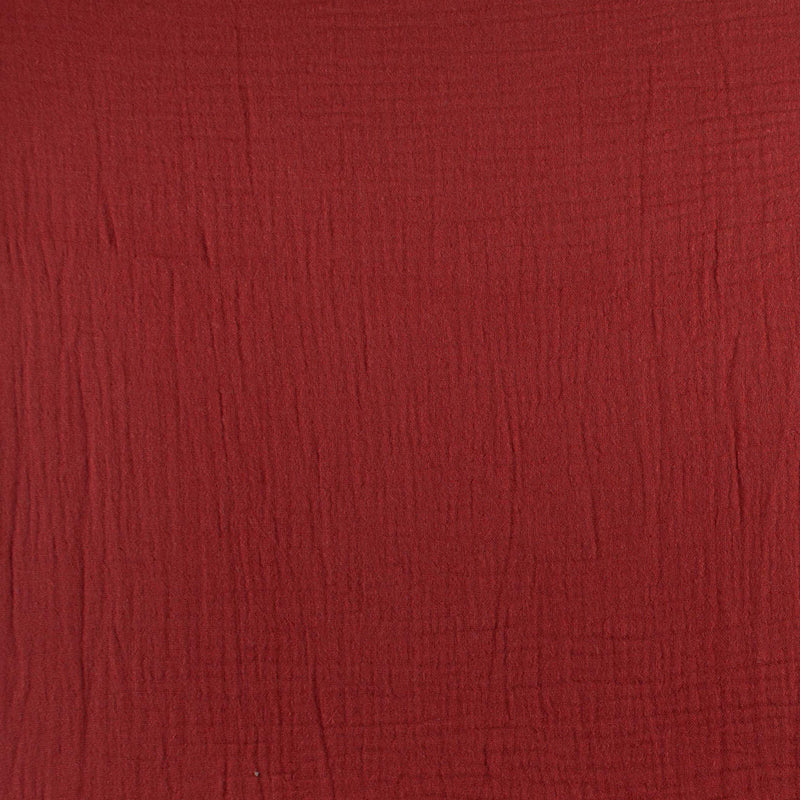 Burgundy Muslin Swaddle Blanket
