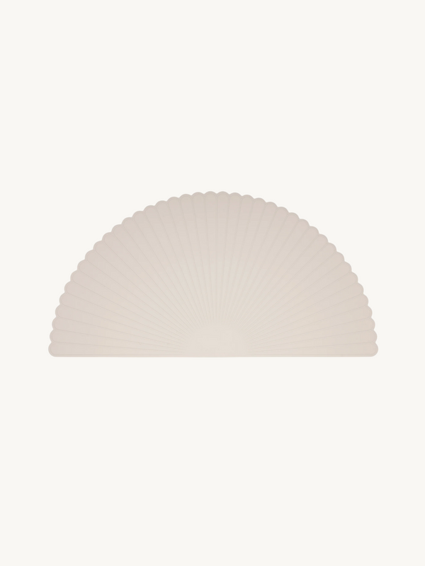 Seashell Silicone Placemat - Sand｜Baby Placemat