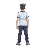 服装超级警察男孩