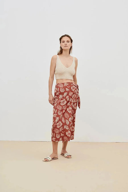 Women crop top - Beige