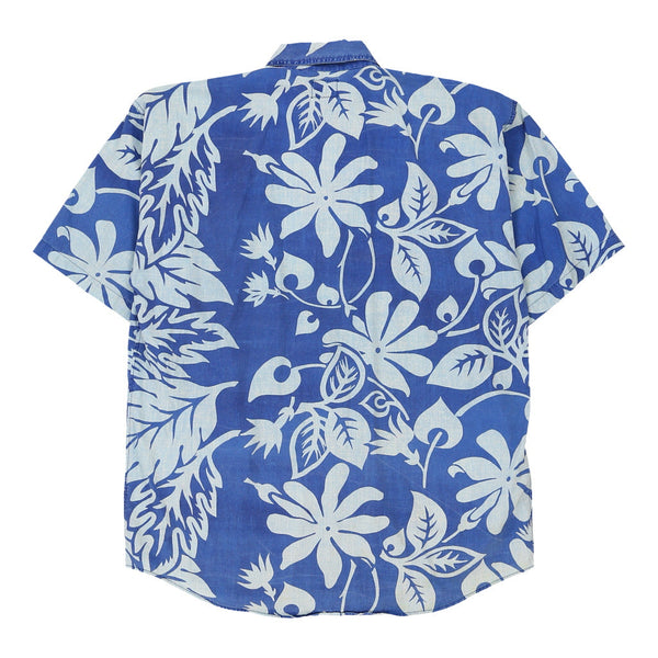 Age 13 C.P. Company Floral Hawaiian Shirt - Medium Blue Cotton