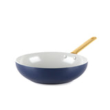 Padova 深藍色陶瓷易潔炒鍋 28cm CC006464