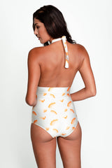 Fernande Halter One Piece Swimsuit in Ginkgo Ivory