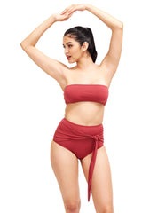 Giovanna High Waisted Bottom Terracotta