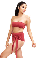 Giovanna High Waisted Bottom Terracotta