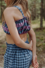 The most comfortable and easy to wear girls shorts, match it with cropped top for full look. Girls shorts for summer. Mommy and Me fashion is available.