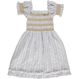 Smocked girl summer dress