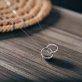 Eternal Embrace White Gold Necklace - Timeless Luxury