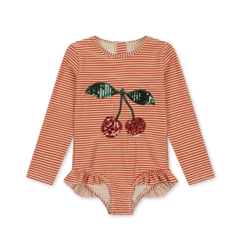 Jade Ls Swimsuit - Glitter Stripe