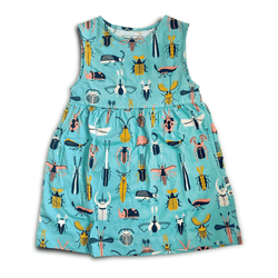 Dress and Short Set in Beetle Mania Print