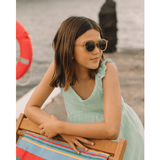 Junior+ Oval Sunglasses - Sand Beige