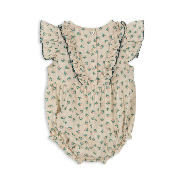Kim Frill Romper Gots - Fleur Color
