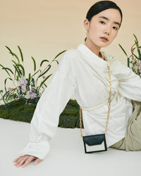 Micro Cedar Bag - BLACK & OAT