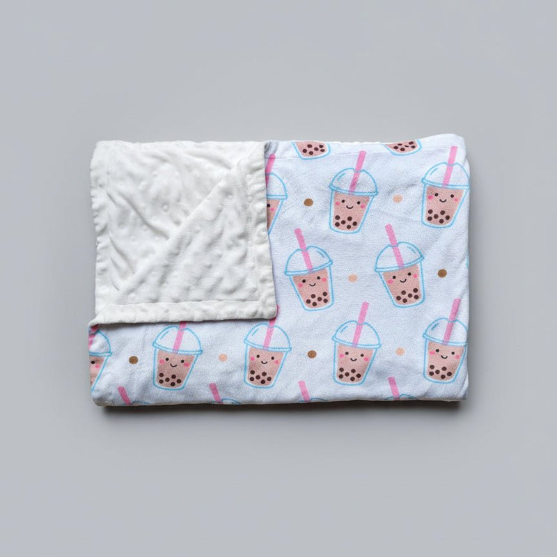 Minky Fleece Sensory Baby Blanket - Boba