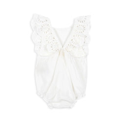 Posey Romper - Optic White
