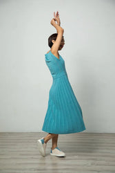 Recycled Canvas Slip-On Shoes in AQUAMARINE (For Him & Her)