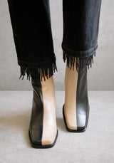 Boot South Bicolor Stone-Beige-Black