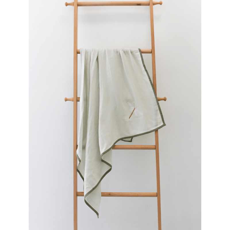 Spring Sprout Organic Double Muslin Blanket