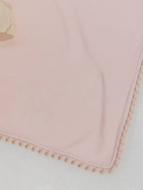 Bamboo Organic Cotton Swaddle Blanket - Seashell Pink