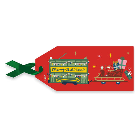 CHARITY CHRISTMAS GIFT TAGS: Festive Transport