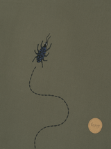 Tent - Beetle Embroidery - Dark Olive