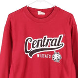 Central Wildcats Mv Sport Sweatshirt - Small Red Cotton Blend