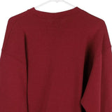 Illinois College La Red Ford Sweatshirt - Large Burgundy Cotton Blend