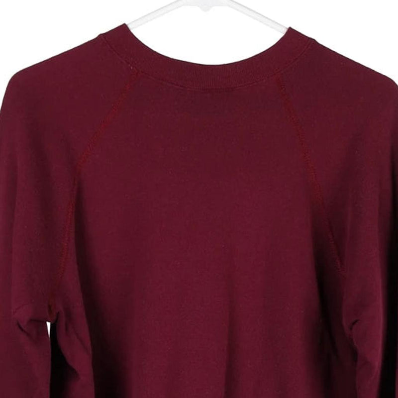 St. Barnabas Warriors Tultex Sweatshirt - Small Burgundy Cotton Blend