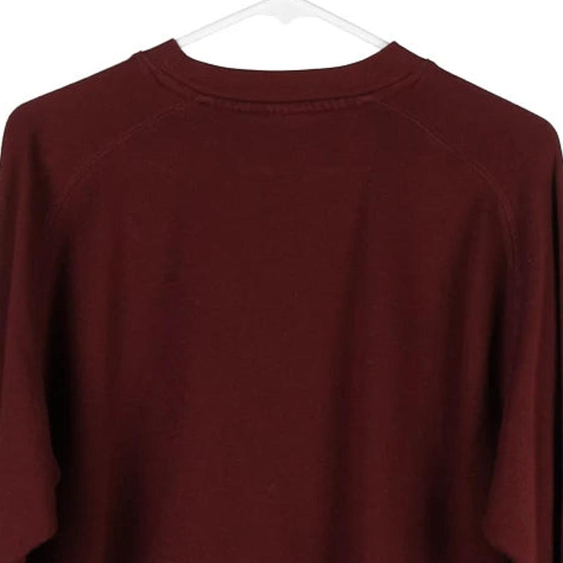 Virginia Tech Ka Knights Sweatshirt - Medium Burgundy Cotton Blend