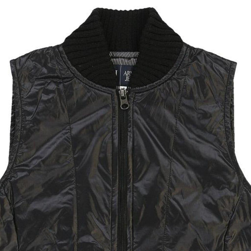 Armani Jeans Gilet - Small Black Polyester