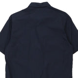 Moschino Short Sleeve Shirt - Medium Navy Cotton