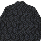 Fendi Patterned Shirt - Small Navy Cotton