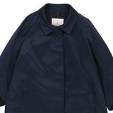 Moncler Trench Coat - XL Navy Polyester