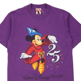 25th Anniversary Disney Cartoon T-Shirt - Medium Purple Cotton