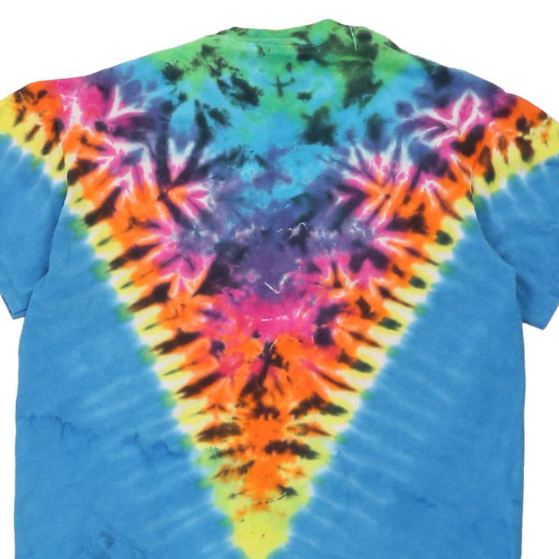 Liquid Blue Tie-Dye T-Shirt - Small Multicoloured Cotton