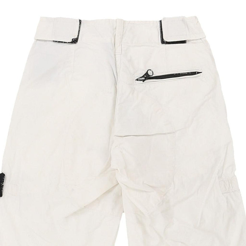 Age 3 Stone Island Shorts - 22W 9L White Cotton