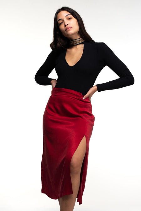 Venere Skirt - Ruby