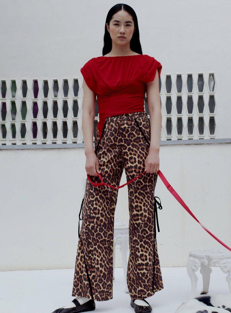 VICKY LEOPARD PANTS