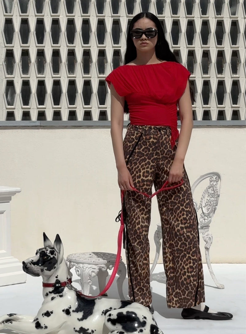 VICKY LEOPARD PANTS