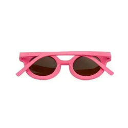 SUSTAINABLE KIDS ROUND SUNNIES - BUBBLE GUM