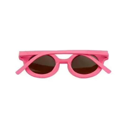 SUSTAINABLE KIDS ROUND SUNNIES - BUBBLE GUM