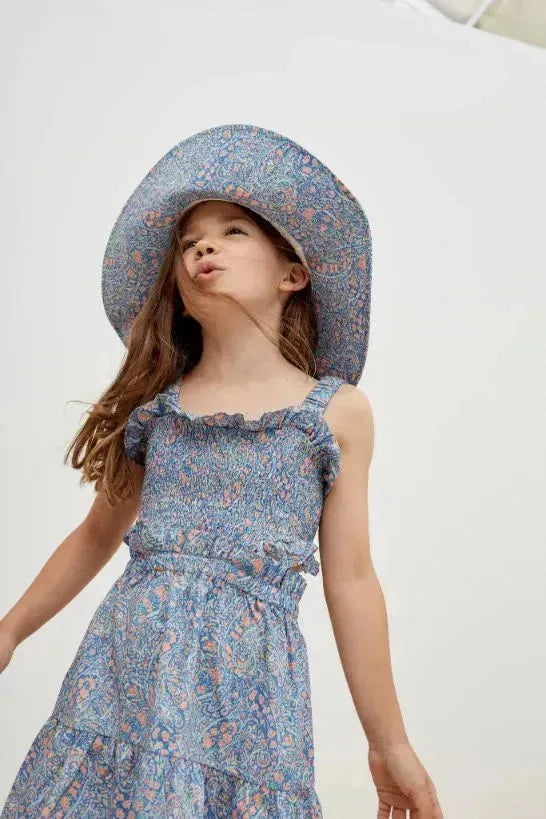 GIRL'S SUMMER DRESS WITH OPEN BACK