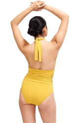 Eva One Piece Mustard Yellow Swimsuit