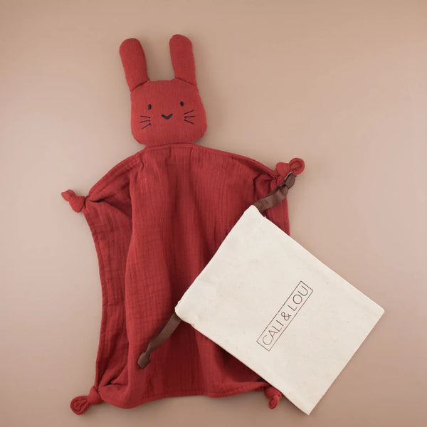 Burgundy Bunny Cuddle Comforter