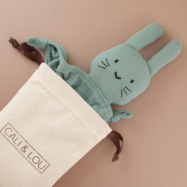 Mint Green Bunny Cuddle Comforter