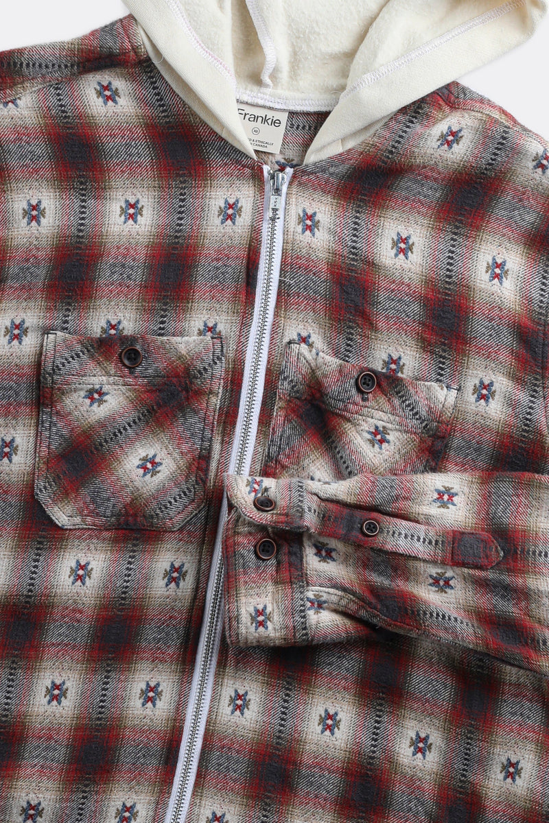 Unisex Hooded Flannel - Women-XS, Men-XXS