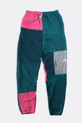 Rework Unisex North Face Patchwork Fleece Pant - S