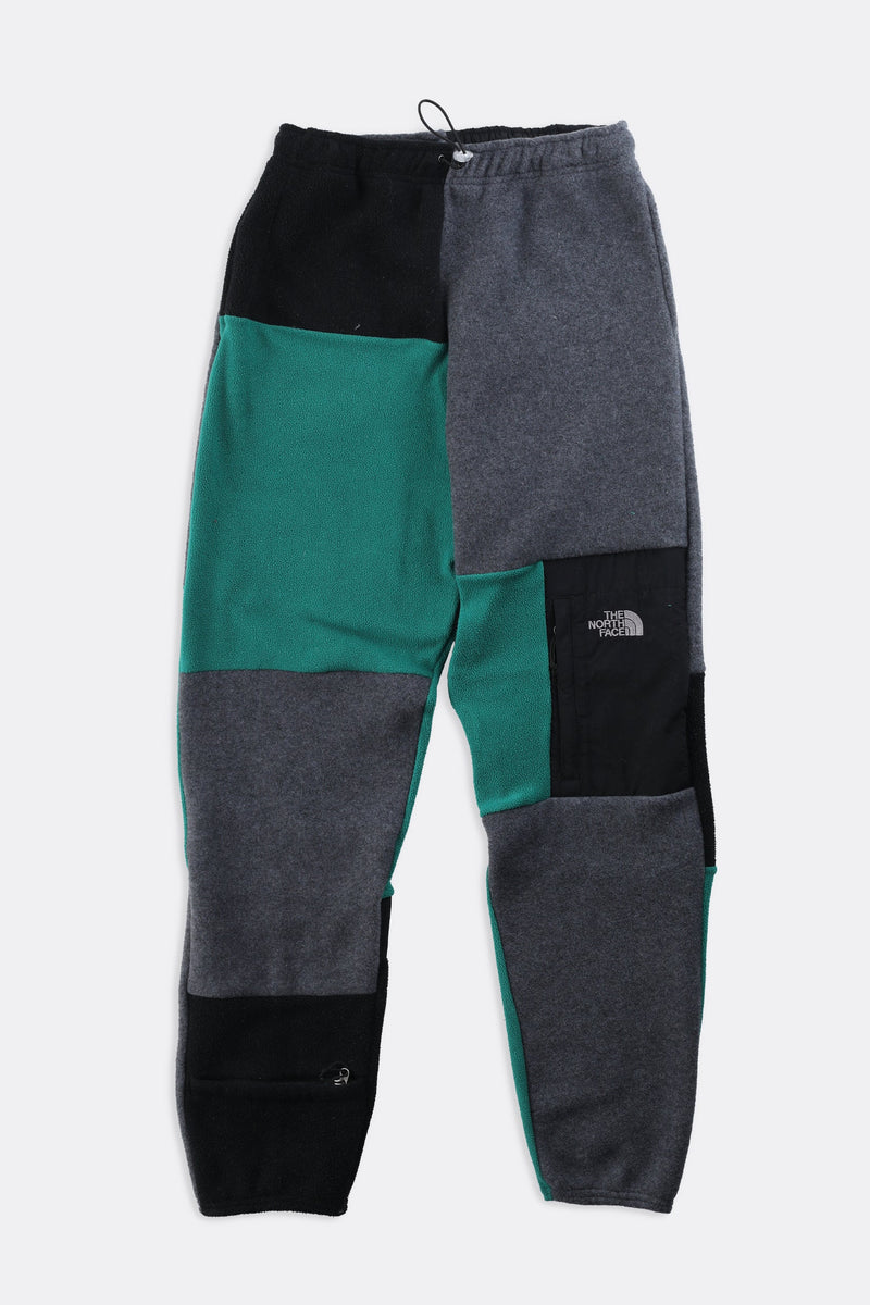 Rework Unisex North Face Patchwork Fleece Pant - S