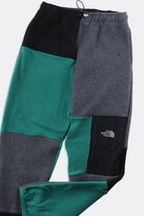 Rework Unisex North Face Patchwork Fleece Pant - S