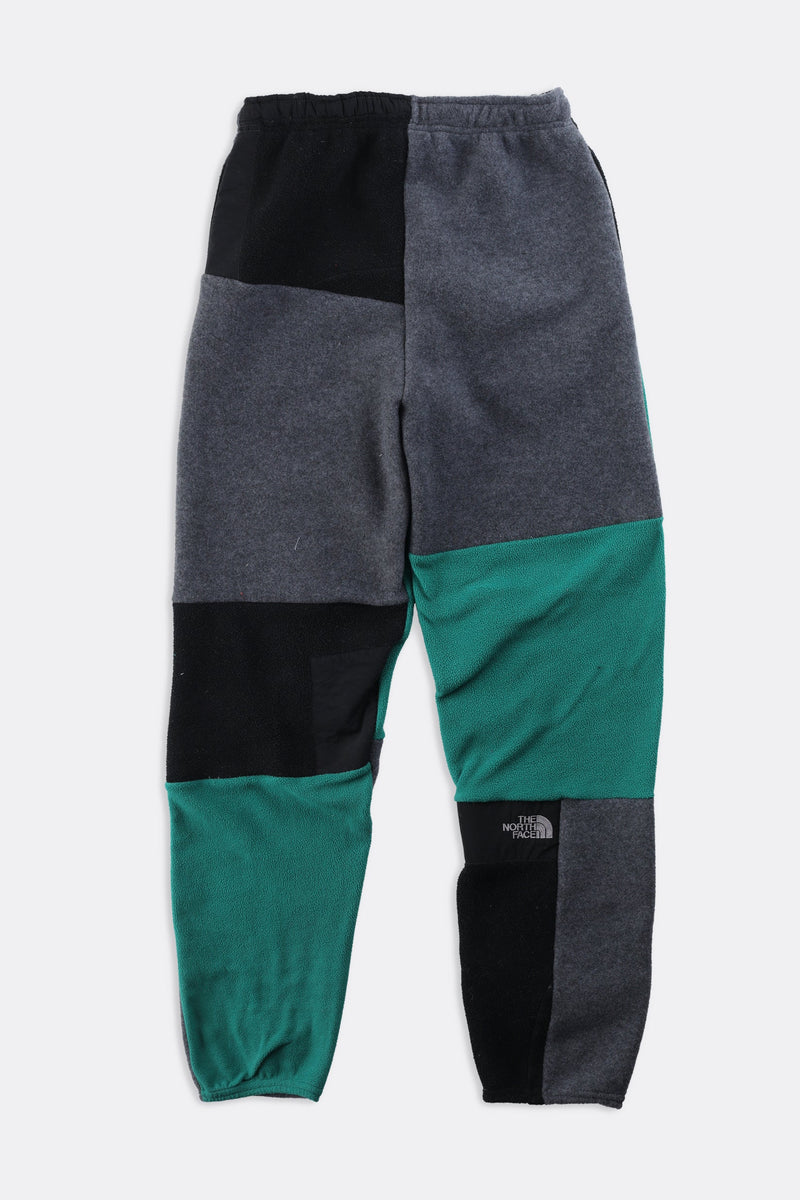 Rework Unisex North Face Patchwork Fleece Pant - S